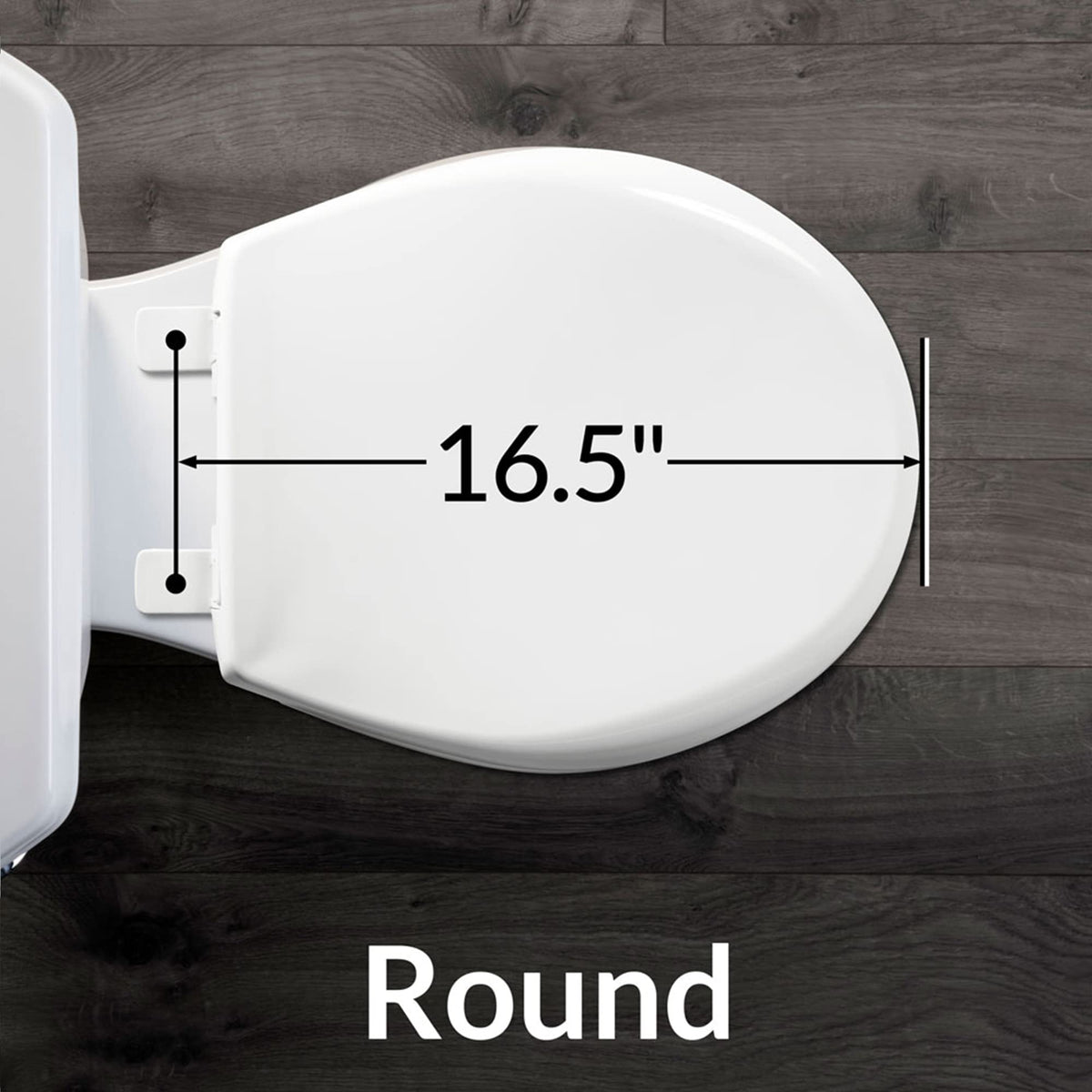 Bemis 790TDGSL round front design fits commercial bowls.
