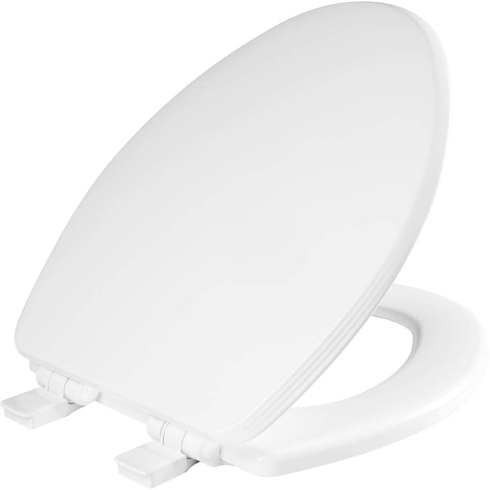 Bemis Ashland decorative edge seat with white finish for stylish upgrades
