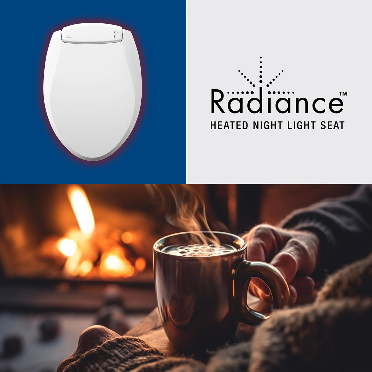 Bemis Radiance 48-inch power cord powers the heater from a standard outlet.