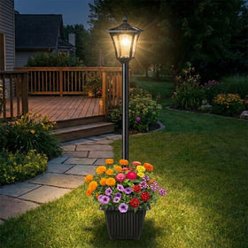 Benany dusk-to-dawn automation delivers warm glow at sunset for paths and entries