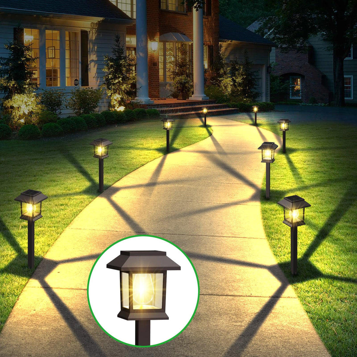 Benany easy-install yard light installs in minutes by pushing into soil