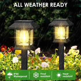 Benany solar outdoor lights IP44 weatherproof withstands rain and snow