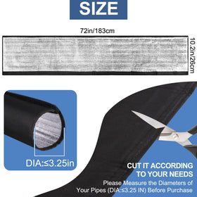 Benasan insulation cover inner aluminum foil provides enhanced thermal efficiency.