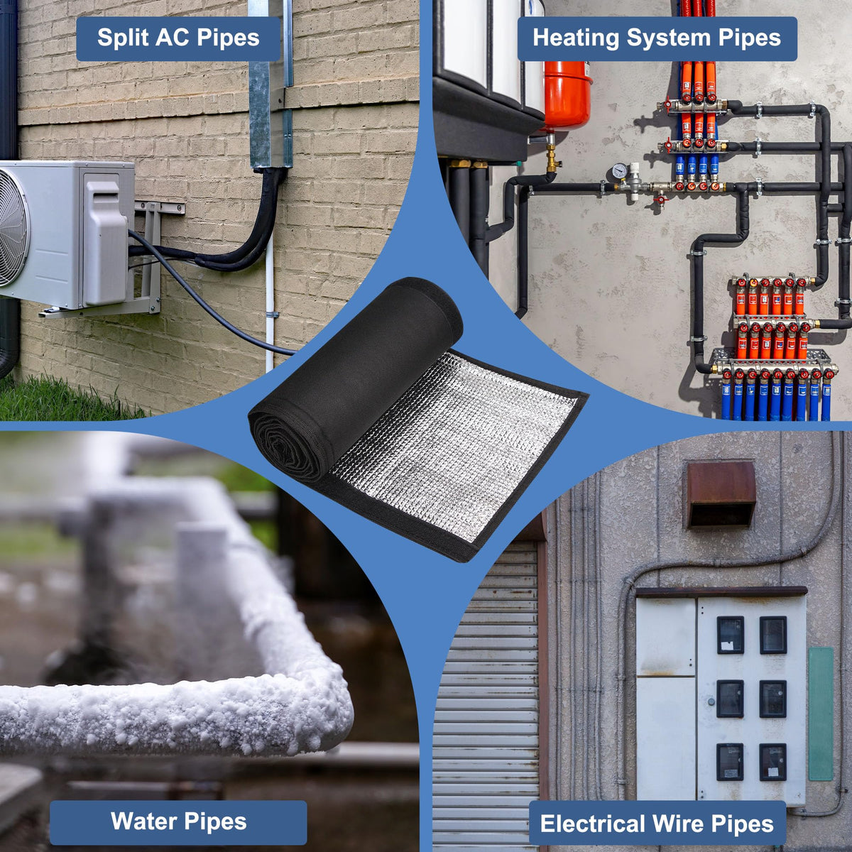 Benasan weather-resistant design keeps insulation dry in rain or snow.