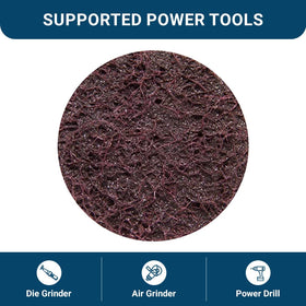 Benchmark Abrasives 25-pack 2-inch discs for automotive, construction, and metalwork.