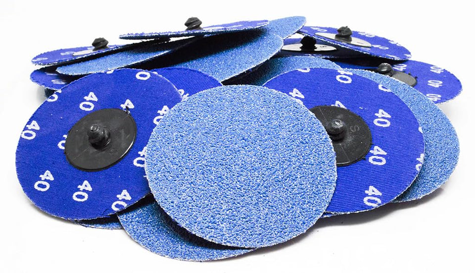 Benchmark Abrasives 3in quick-change sanding disc for fast material removal and deburring.