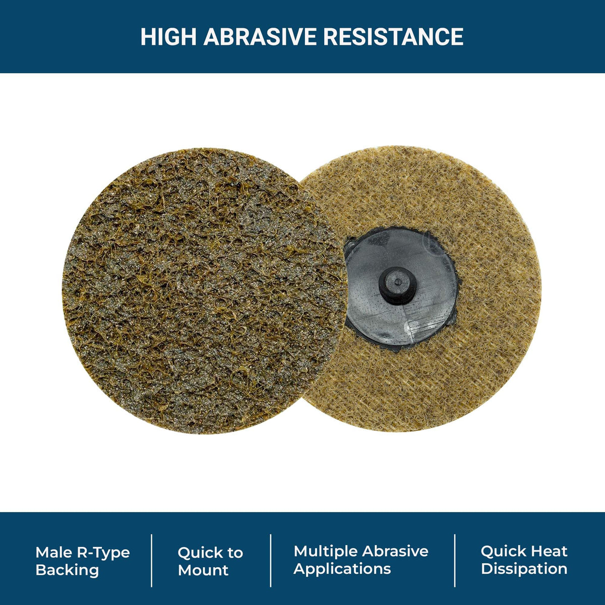 Benchmark Abrasives sanding discs suited for automotive, construction, and shipyard prep.
