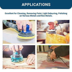 Benchmark Abrasives industrial-grade disc for metal prep and paint stripping tasks.