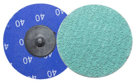 Benchmark Abrasives quick-change sanding disc for drills with versatile metalwork use.