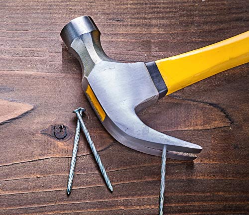 Benchmark hammer with non-slip grip provides comfortable, controlled use.