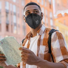 benehal NIOSH N95 mask packaging front view for quick recognition