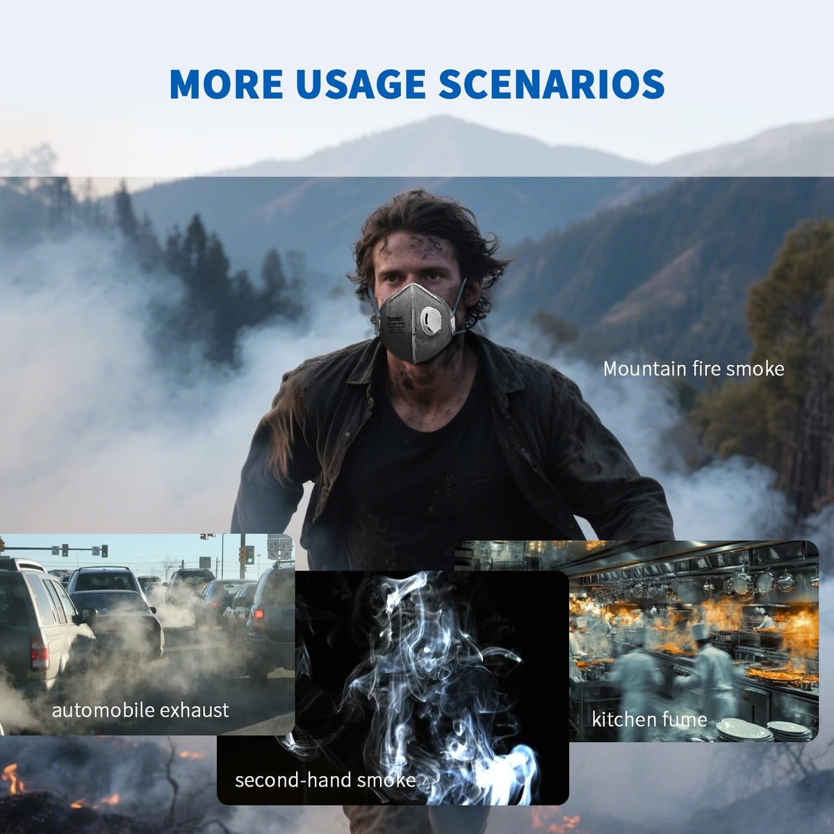Breathable design of benehal P95 mask reduces breathing resistance