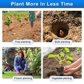 Versatile garden tool for bulbs, plants, and small trees