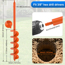 Bright orange coating improves visibility in grass and mulch