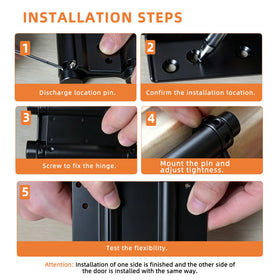 BENERAY supports about 16.5 lbs per hinge for stable doors