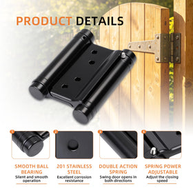 BENERAY stainless steel hinges with polished finish resist rust