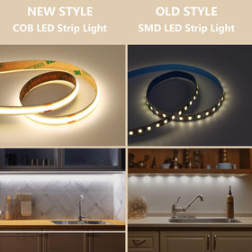 BENLUN cuttable LED strip shows 2.5 cm cutting marks for tailored fit.