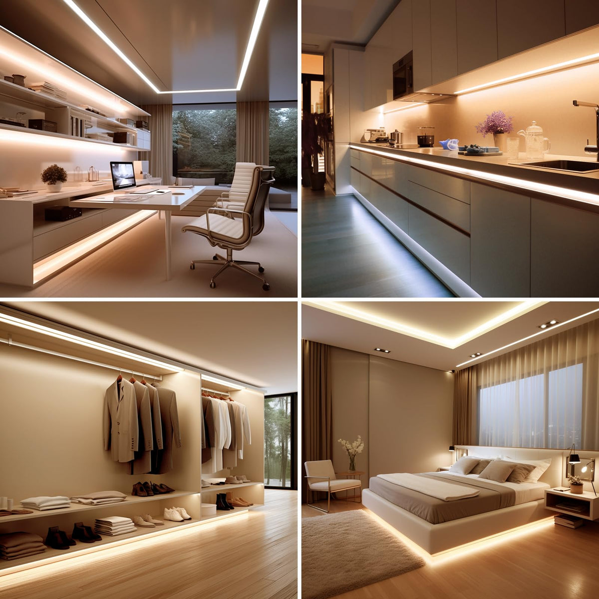 BENLUN LED strip with CRI 93 for accurate color rendering.