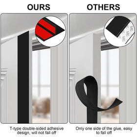 Benory noise and dust protection seal helps reduce drafts.