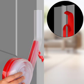 Benory T-Shaped seal installation steps close-up demonstrating peel and stick method