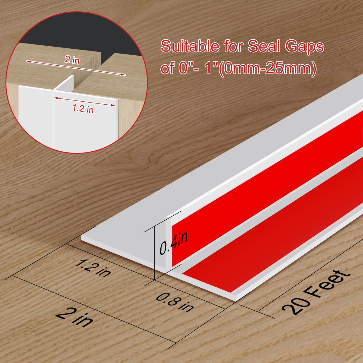Benory seal strip edge detail shows durable silicone against temperature changes.
