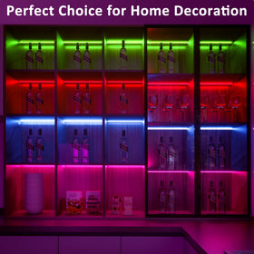 Benreom dimmable kitchen light strip with 0-100 percent brightness