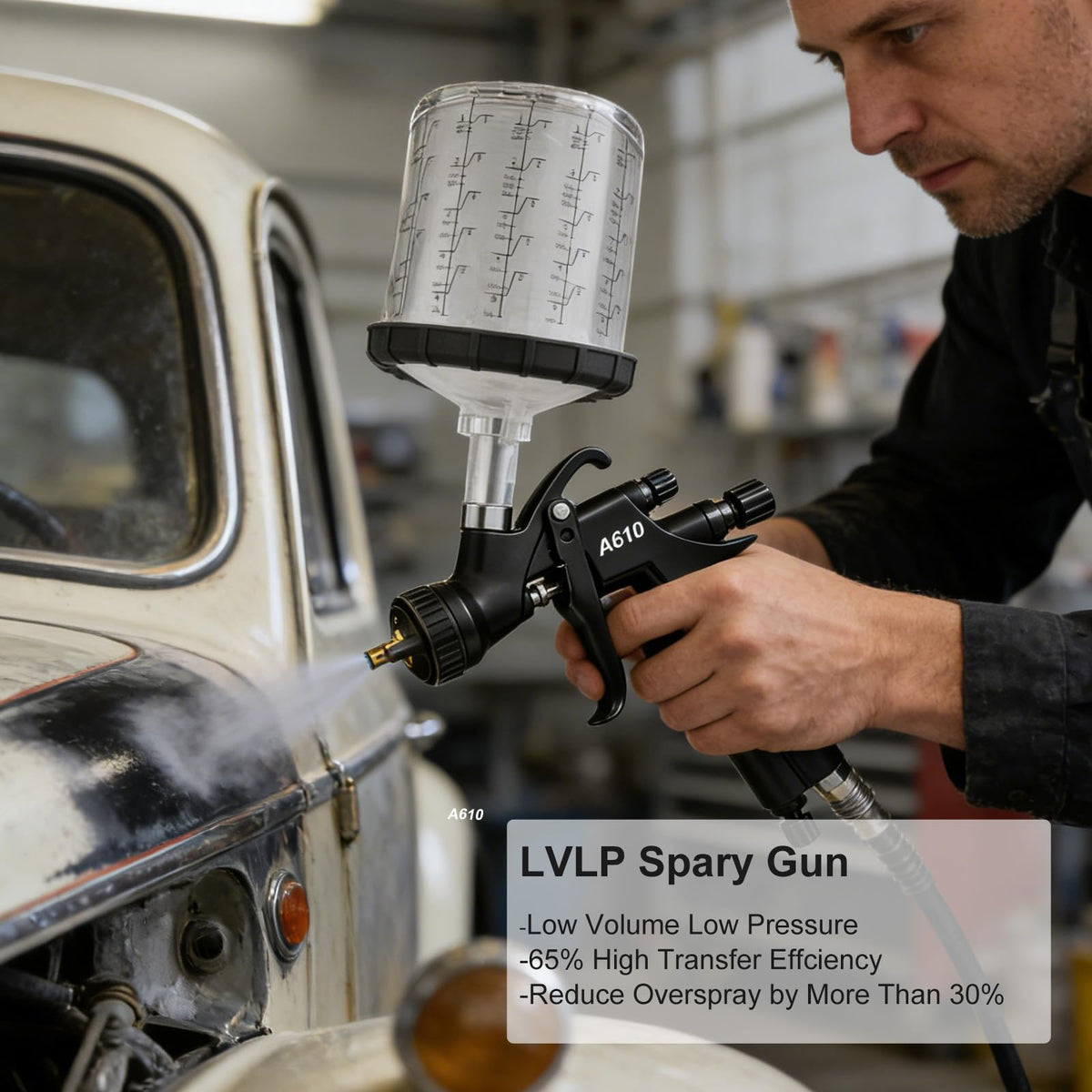 BENTOHKLE LVLP kit includes regulator and oil-water separator.