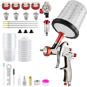 Bentohkle R500 LVLP spray gun front view for a smooth, low-overspray finish.