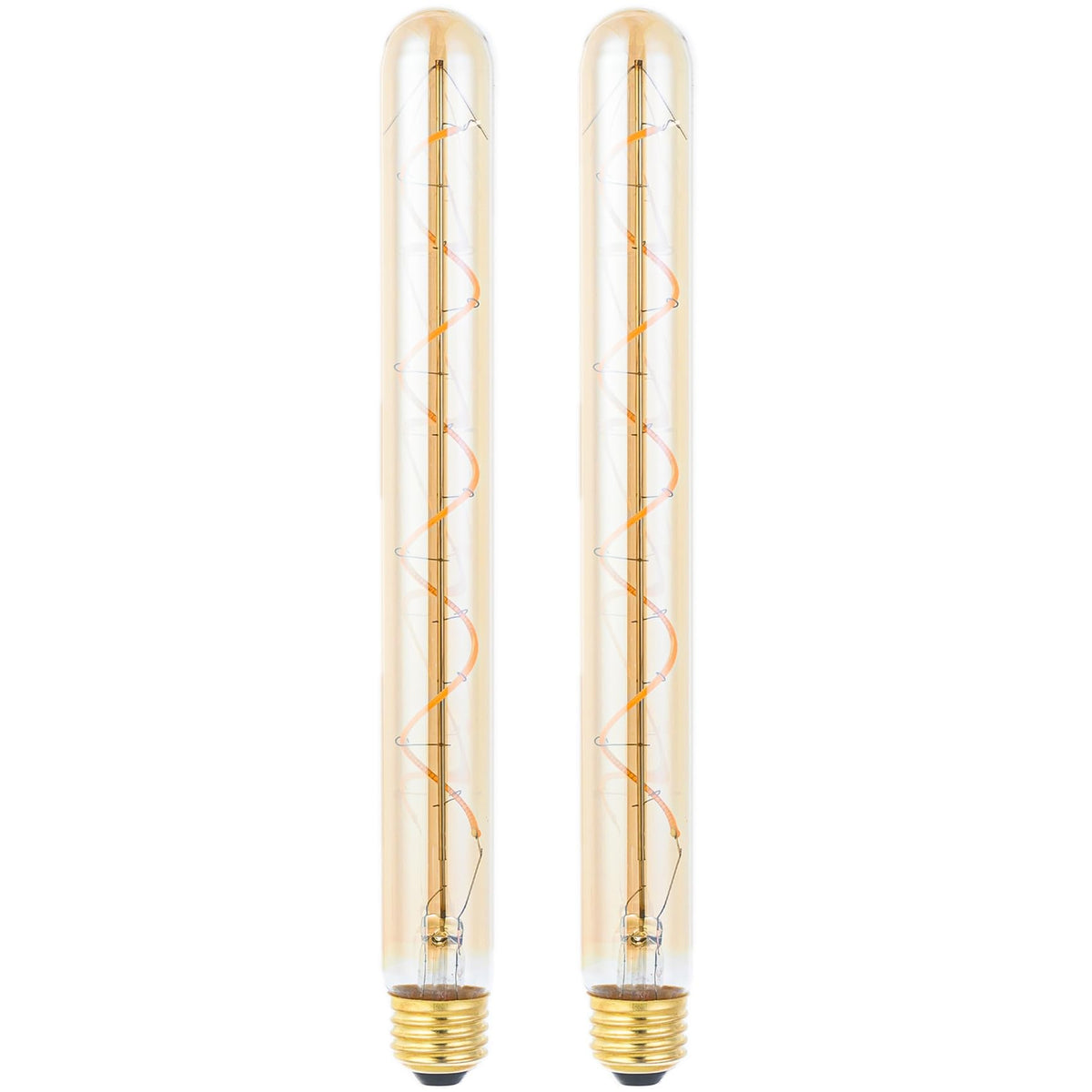 Beonllay T300/T10 amber tubular LED bulb ideal for cozy ambient lighting.