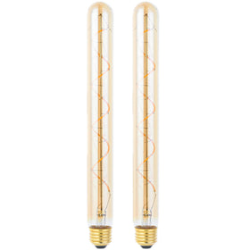Beonllay T300/T10 amber tubular LED bulb ideal for cozy ambient lighting.