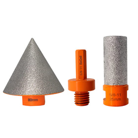BeQell 2-inch diamond cone tile bit for precise edge trimming