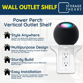 BeraTek Power Perch in bathrooms keeps toothbrushes off counters.