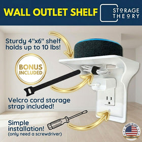 BeraTek Power Perch ideal for bedrooms to hold phones and Alexa devices.