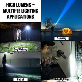 BERCOL camping-use image illustrates practical outdoor lighting during trips.