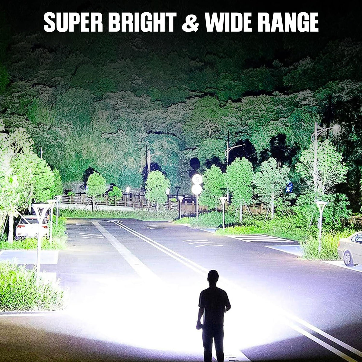 BERCOL flashlights rear view showing rugged exterior for harsh conditions.