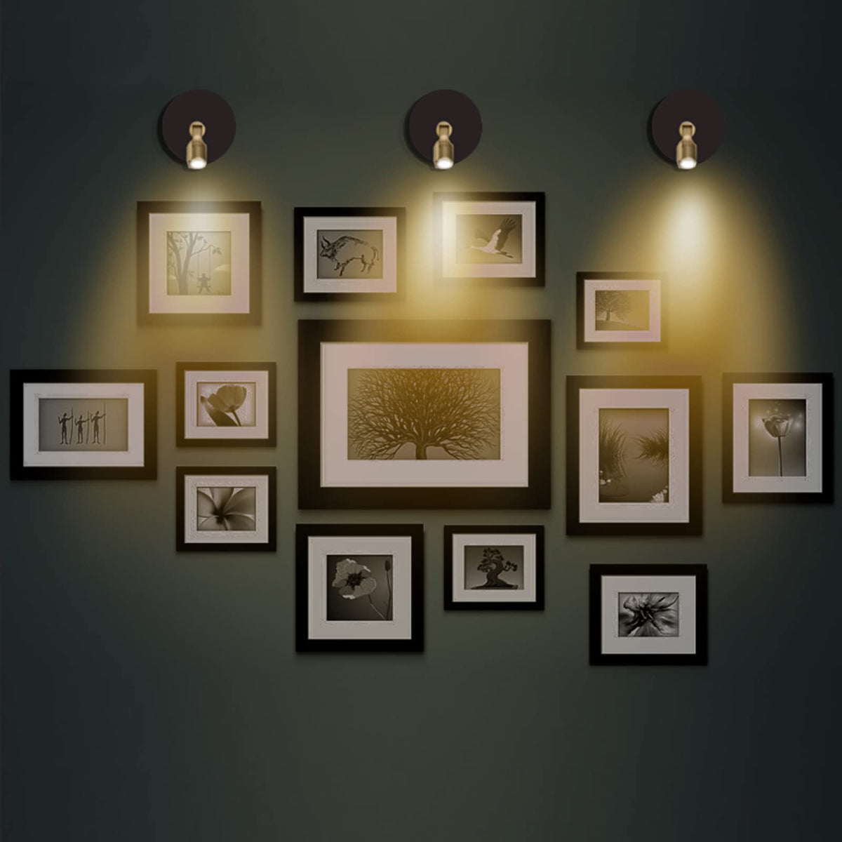 BERGUSTCH art-display spotlight enhances paintings and portraits
