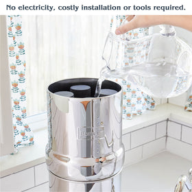 Berkey BB9-2 installation detail, premium filtration performance.