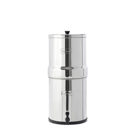 Berkey big system on countertop, convenient access to clean-tasting water.