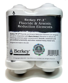 Close-up of PF-2 bottom attachment showing easy replacement in Berkey system.