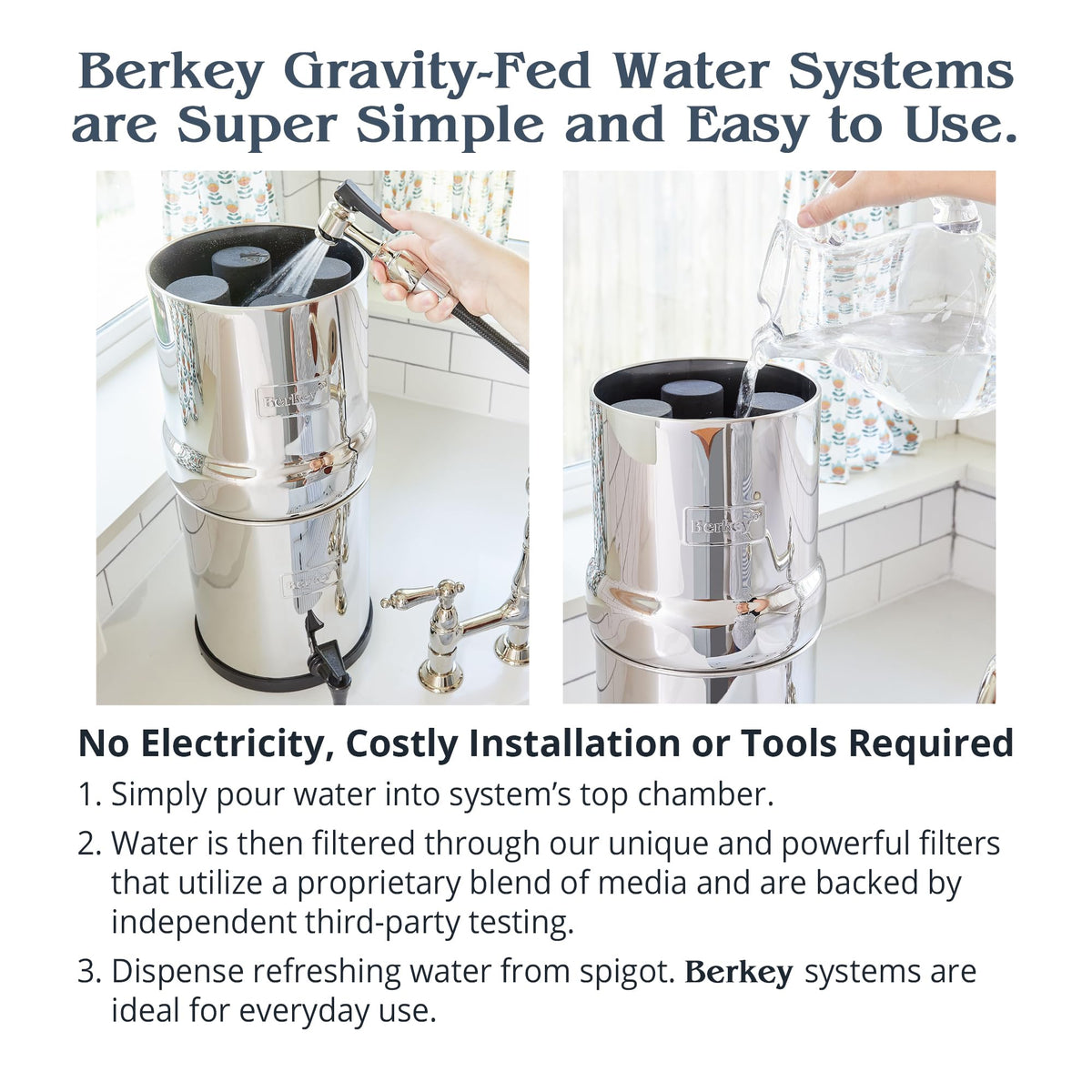 Phoenix filters are compatible with Go Berkey, Travel Berkey and more
