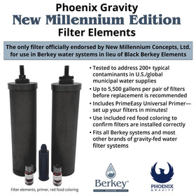 PrimeEasy primer included with Berkey Phoenix filters for quick setup