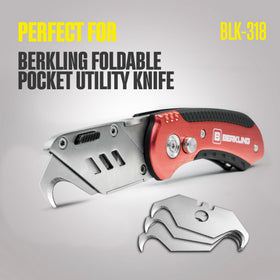 Berkling blade safety storage guide keeps out of reach.