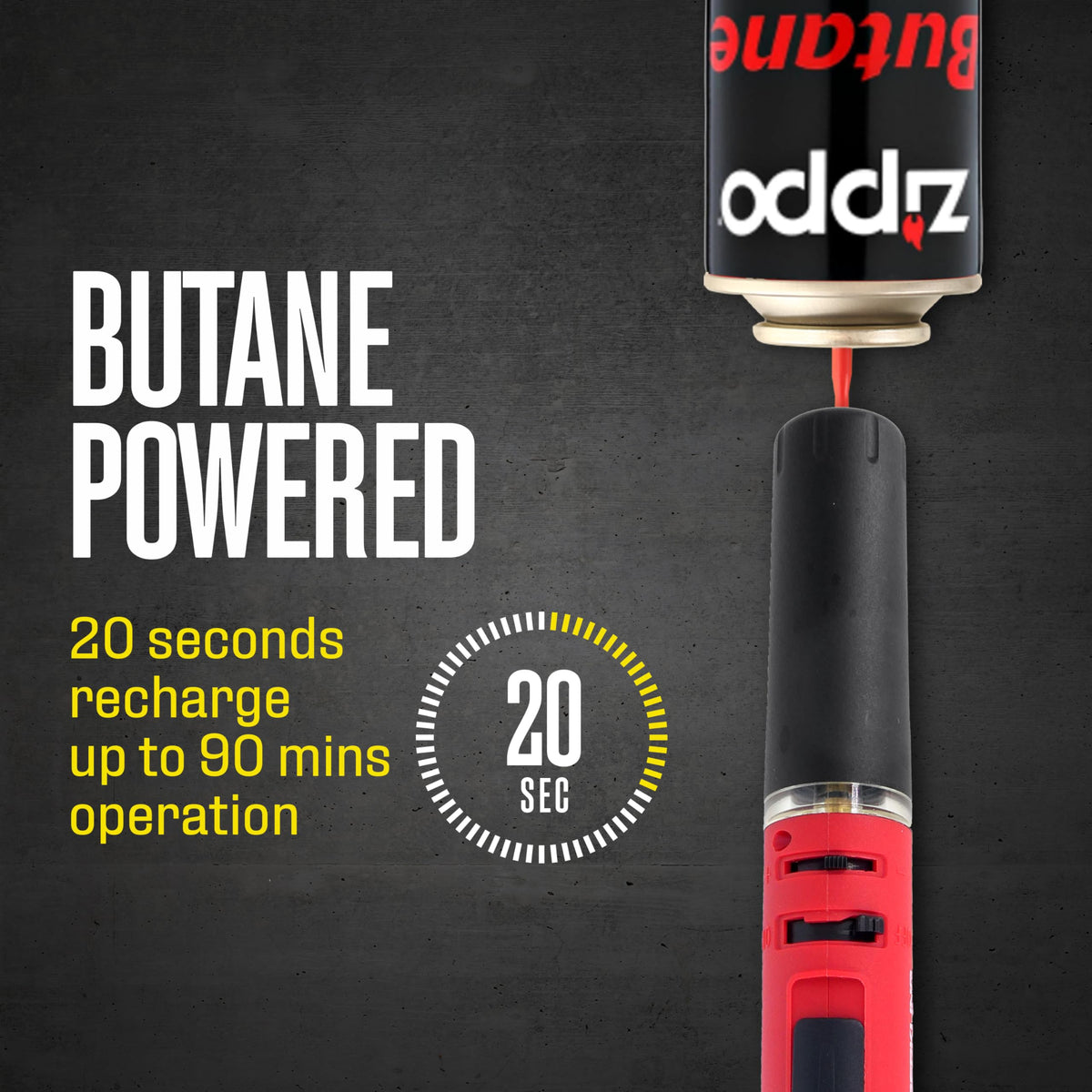 Berkling Tools BSG-568 adjustable flame for precise heat control.