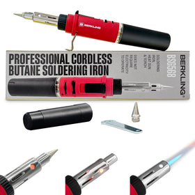 Berkling Tools BSG-568 cordless soldering iron ready for on-the-go field repairs.