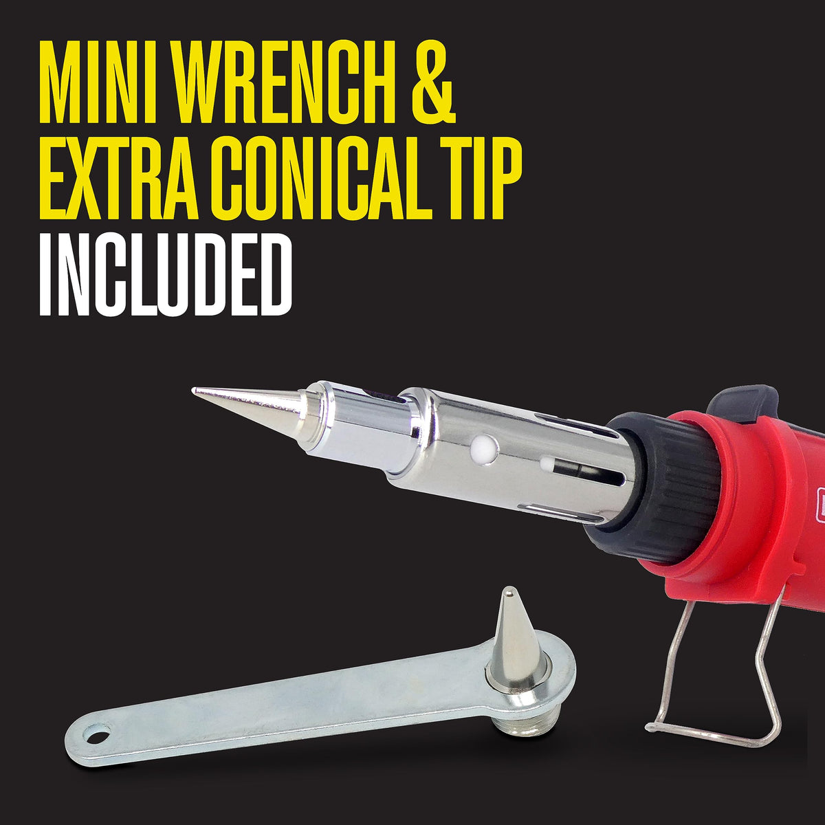 Berkling Tools BSG-568 included tips ensure ready-to-use precision.