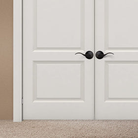 Berlin Modisch dummy lever door handle side profile in iron black for minimalist interiors