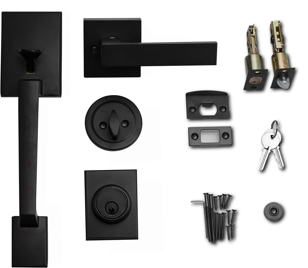 Berlin Modisch includes screws and two keys for easy installation