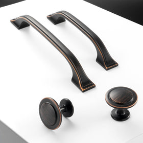BEROSSA bathroom vanity cabinet pulls bronze hardware for daily use
