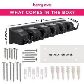 Berry Ave Heavy-duty design supports up to 35 pounds of tools.