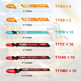 BerryBoi wood-cutting blade set delivers fast, smooth cuts.